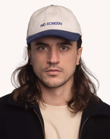 Casquette Six Panel Just Sky Écru & Bleu Outremer