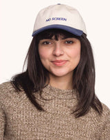 Casquette Six Panel Just Sky Écru & Bleu Outremer