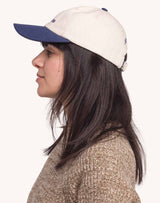 Casquette Six Panel Just Sky Écru & Bleu Outremer