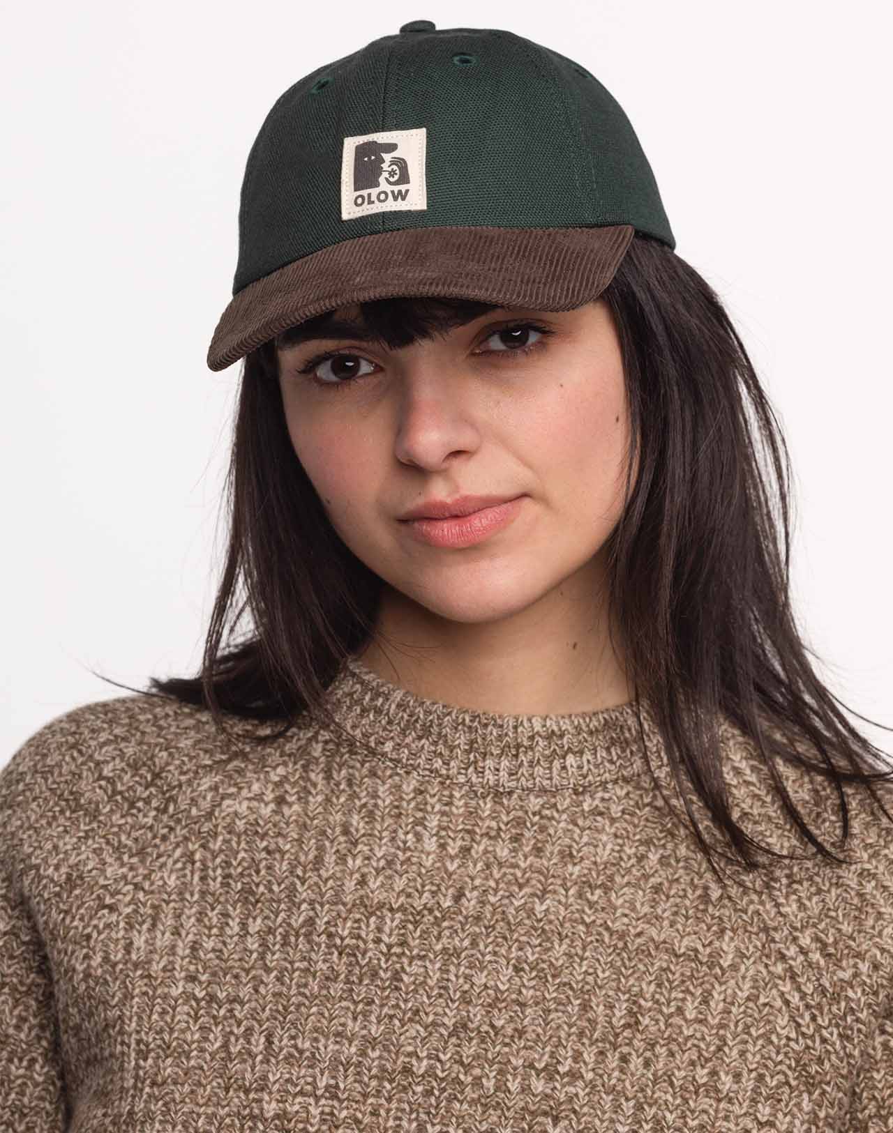 Casquette Six Panel Stanton Vert Mélèze & Marron