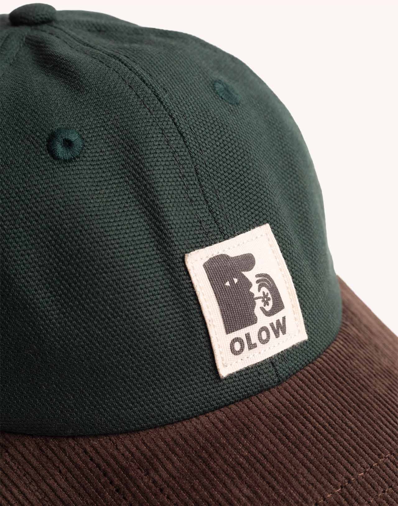 Casquette Six Panel Stanton Vert Mélèze & Marron