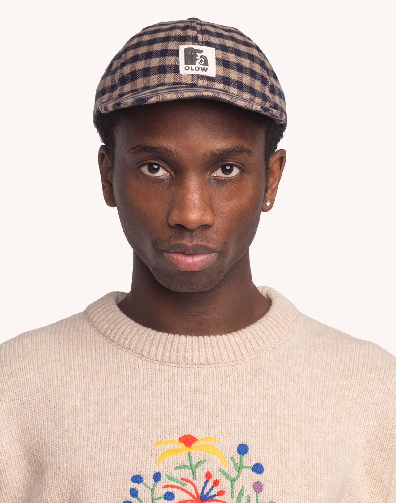 Casquette Wick Marron et Bleu