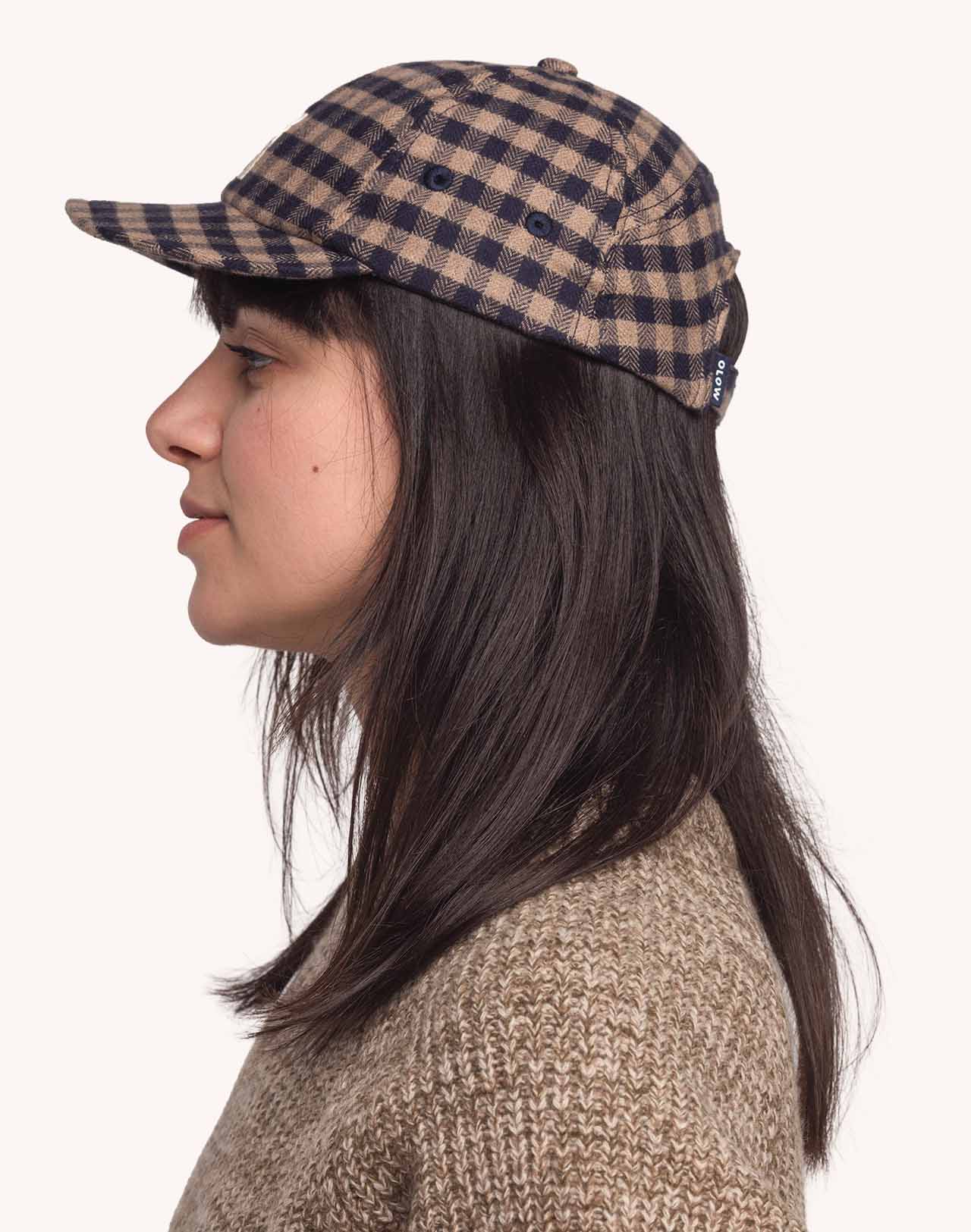 Casquette Wick Marron et Bleu