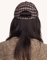 Casquette Wick Marron et Bleu