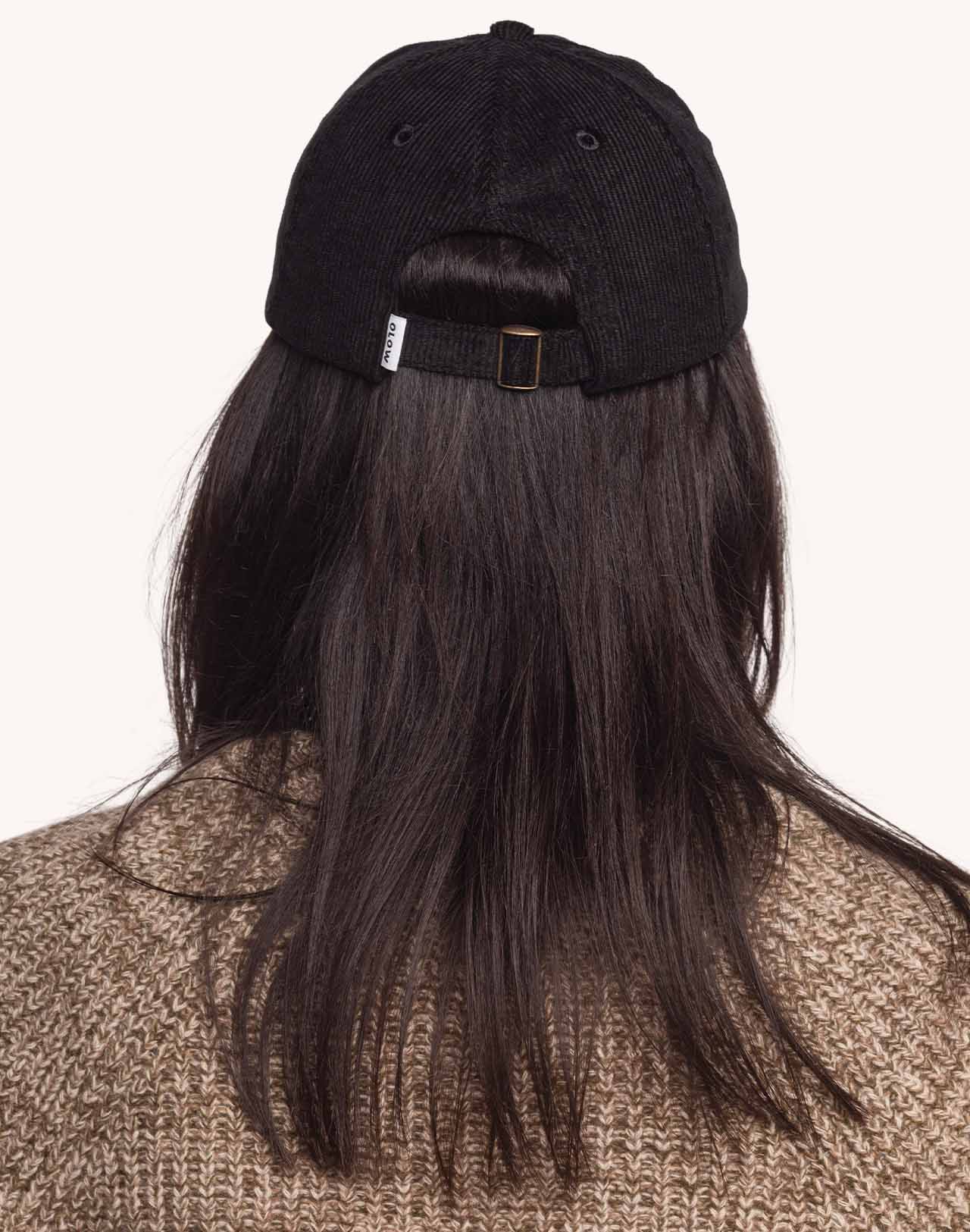 Casquette Six Panel Wine And Sleep Noir