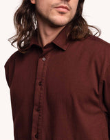 Chemise Brook Chocolat