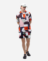 Multicoloured Aloha Cubism Shirt