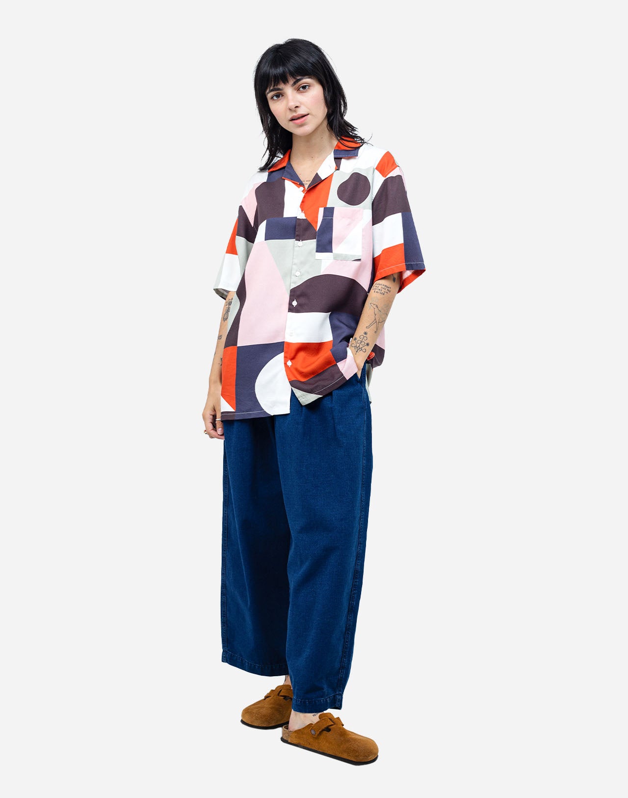 Multicoloured Aloha Cubism Shirt