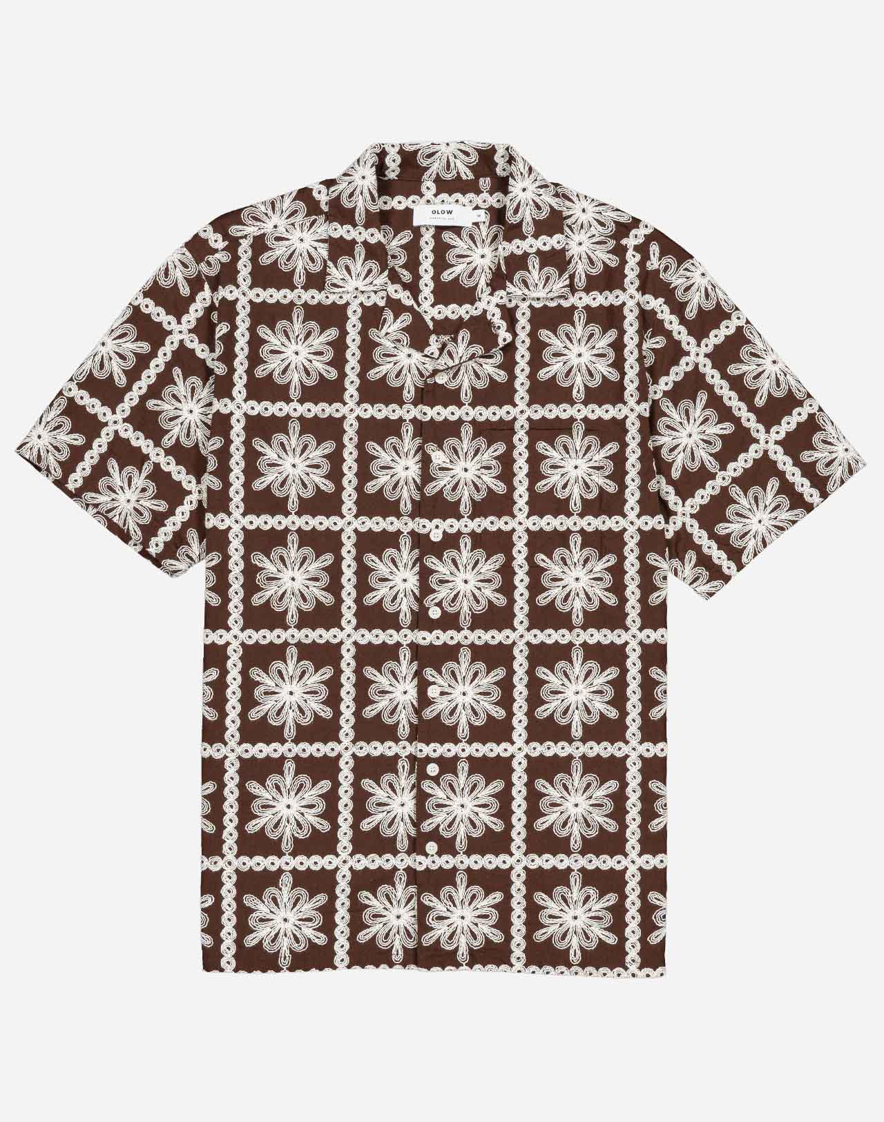 Brown Aloha Khaju Shirt