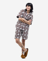 Brown Aloha Khaju Shirt