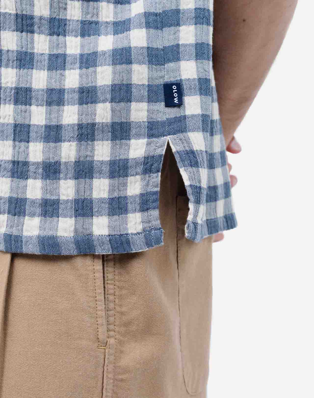 Blue Grey Aloha Piknik Shirt