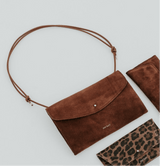 Cute Clutch - Suede Brown