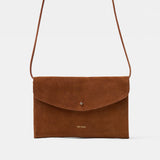 Cute Clutch - Suede Brown