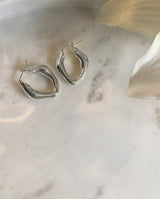 Signature Creolring aus Weißgold - Liv