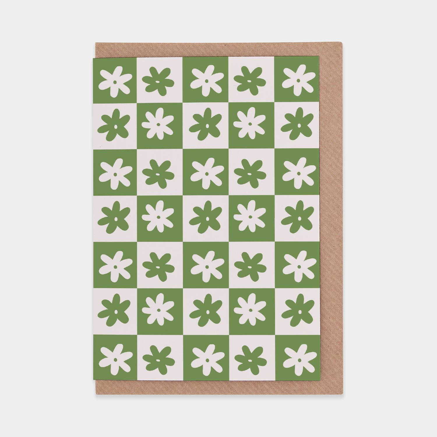 Celeste - Green Greetings Card