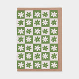 Celeste - Green Greetings Card