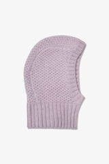 The Alpaca Balaclava Fitted Hood - Lilac - AW23