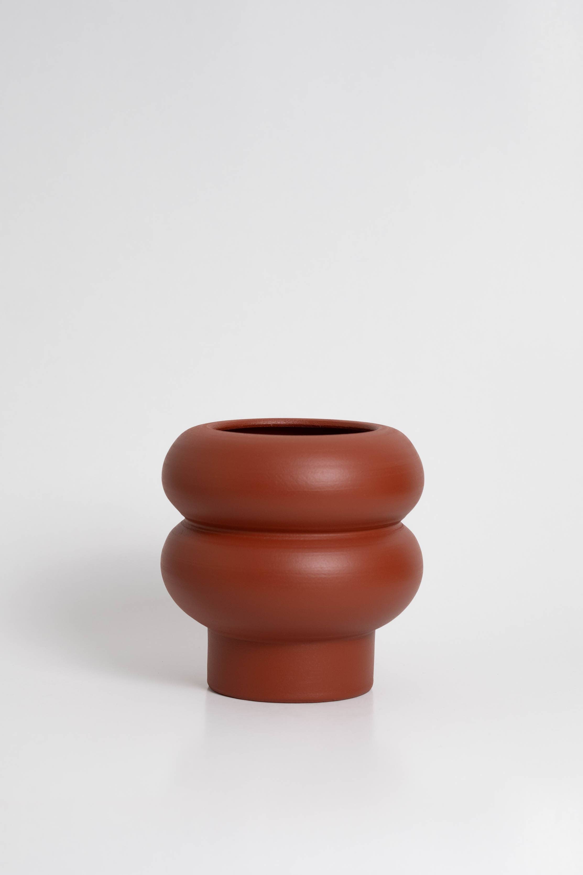 Ripple Vase Small - Terracotta - Perfect for flowers