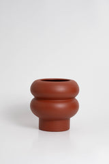 Ripple Vase Small - Terracotta - Perfect for flowers
