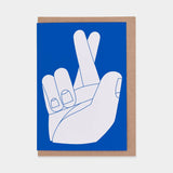 Good Luck Greetings Card by Sebastian Curi