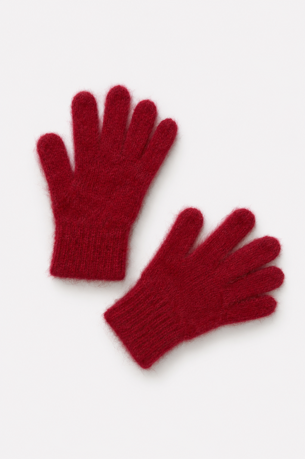 The Alpaca Gloves - Crimson Red