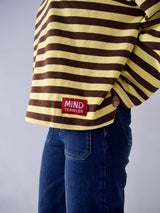 Núria T-shirt Yellow Brown