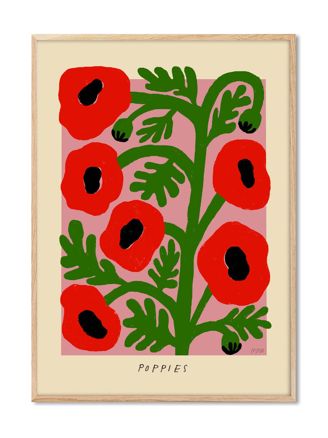 Madelen - Poppies - Poster - Print