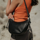 Half Moon - Nappa Black