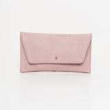 Mini Envelope  - Recycled Suede Rosa