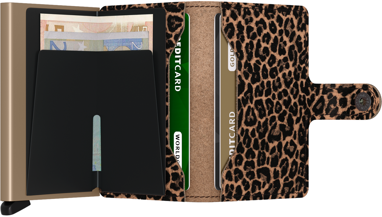 Miniwallet Leo Beige