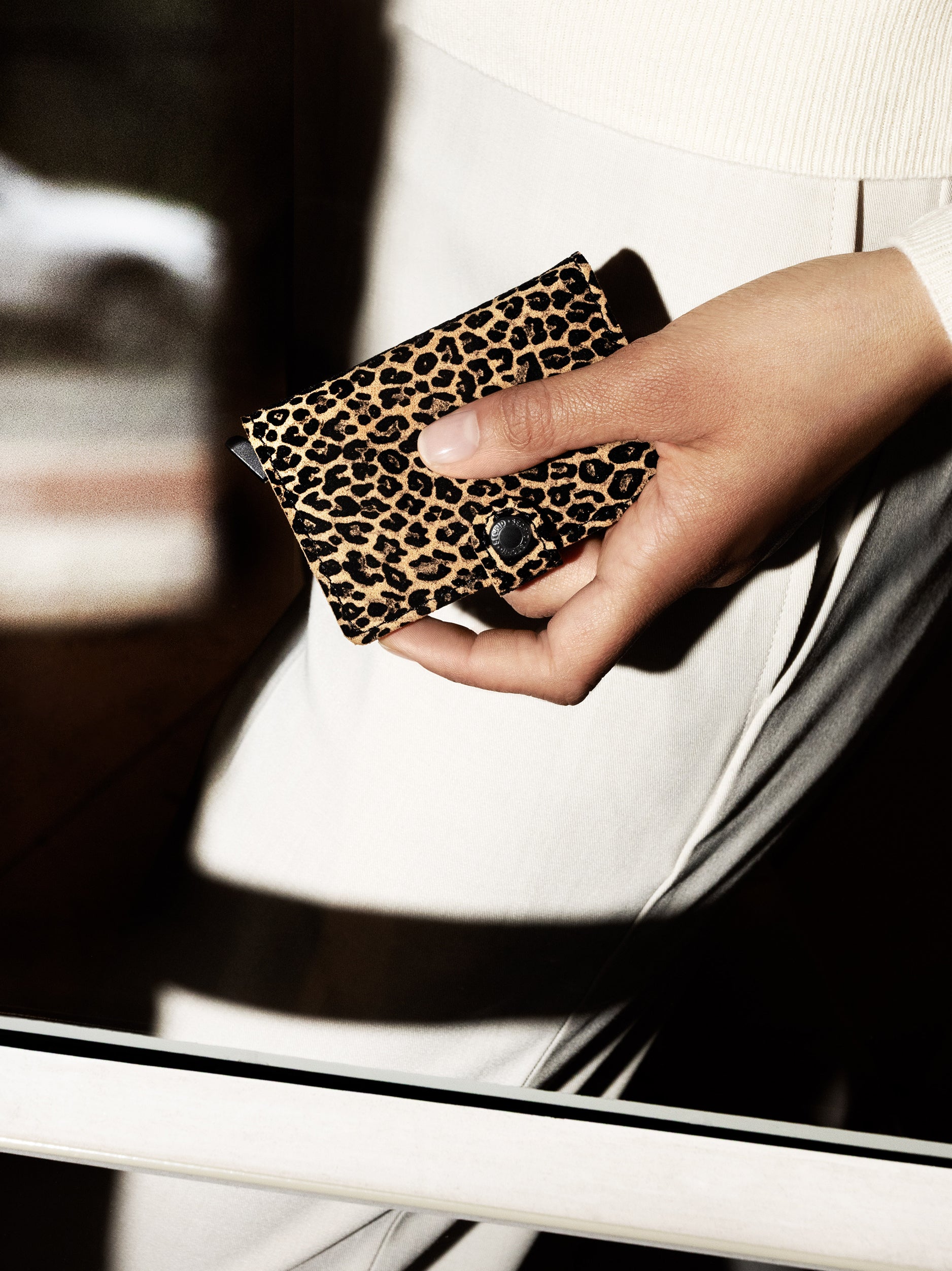 Miniwallet Leo Beige