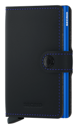 Miniwallet Matte Black & Blue