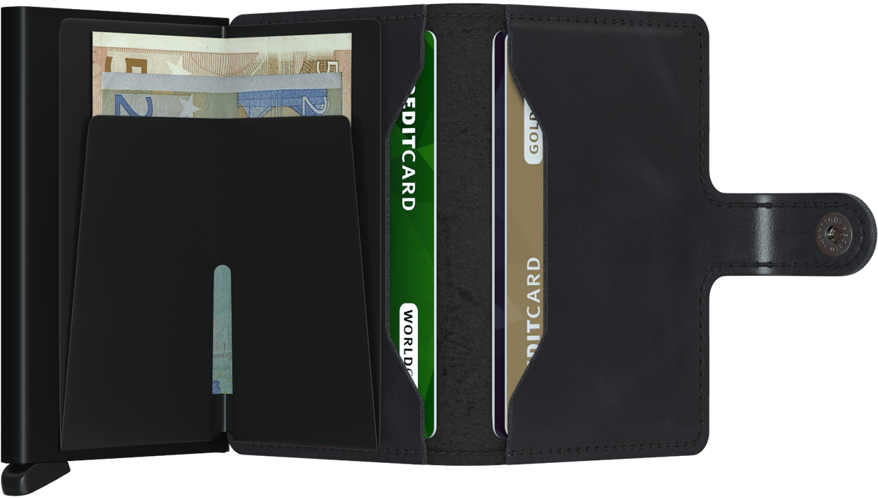 Miniwallet Vintage Black