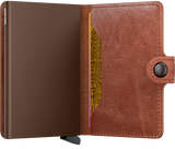 Miniwallet Vintage Cognac-Brown