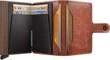 Miniwallet Vintage Cognac-Brown