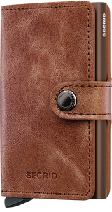 Miniwallet Vintage Cognac-Brown
