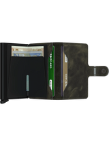 Miniwallet Vintage Olive Black