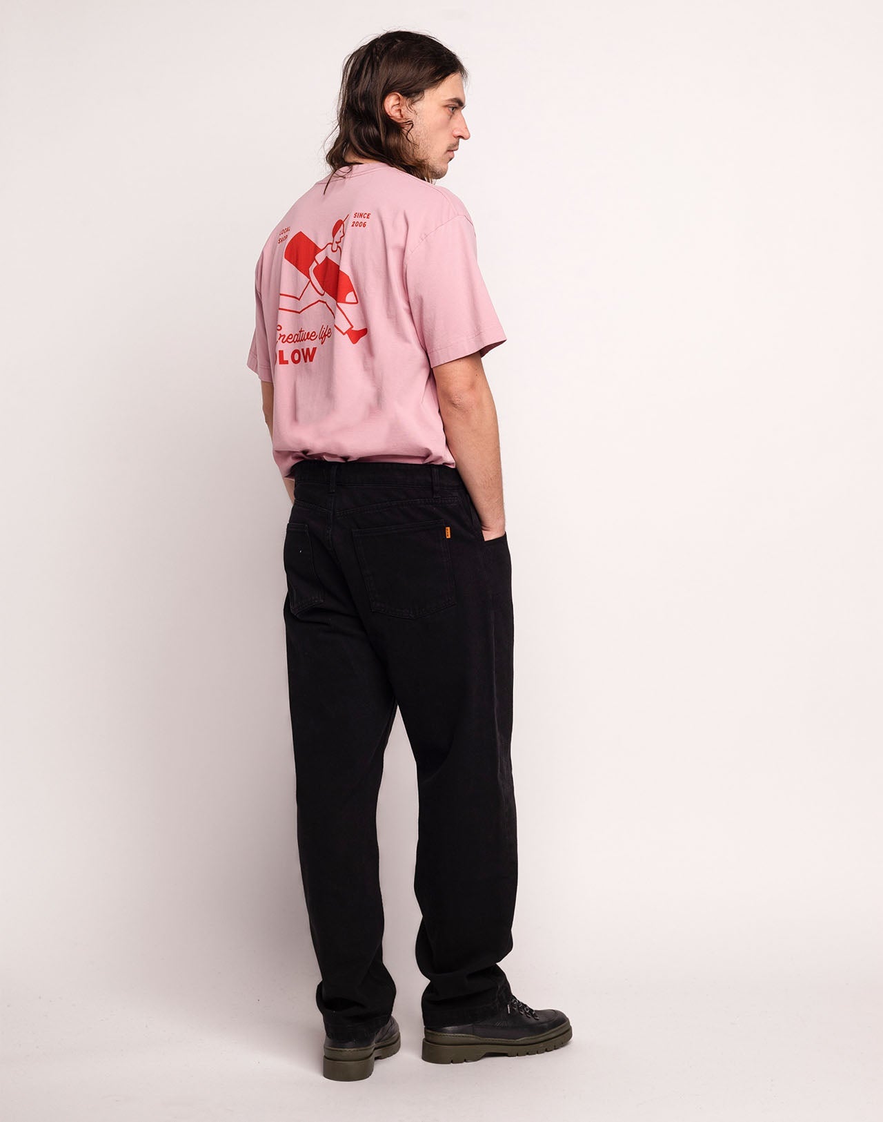 Pantalon Costa Denim Noir