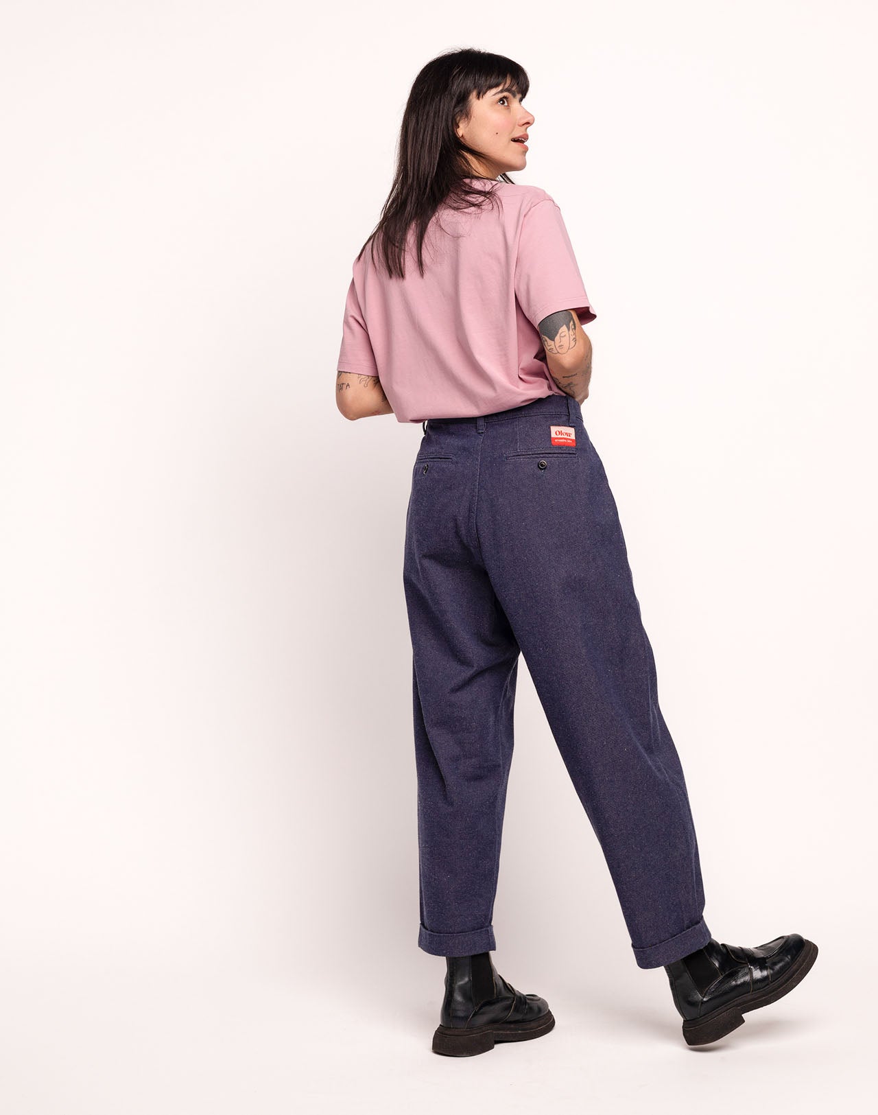 Pantalon Sembo Denim Bleu - Long