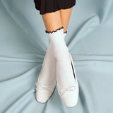 Organic Cotton Socks with Ruffles