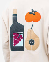 Cream Lunch Time Sweatshirt