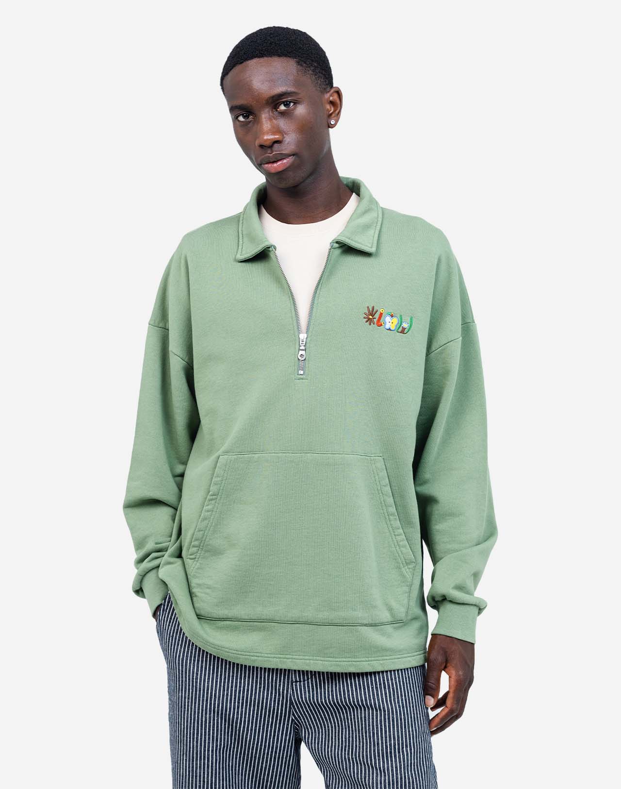 Sage Green Manso Pictures Sweatshirt