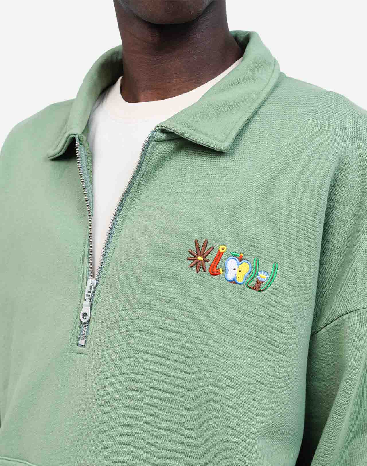 Sage Green Manso Pictures Sweatshirt