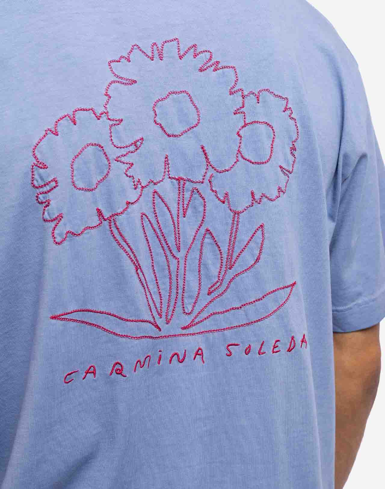 T-shirt zure blue Carmina