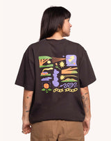 T-Shirt Elsewhere Noir Carbone