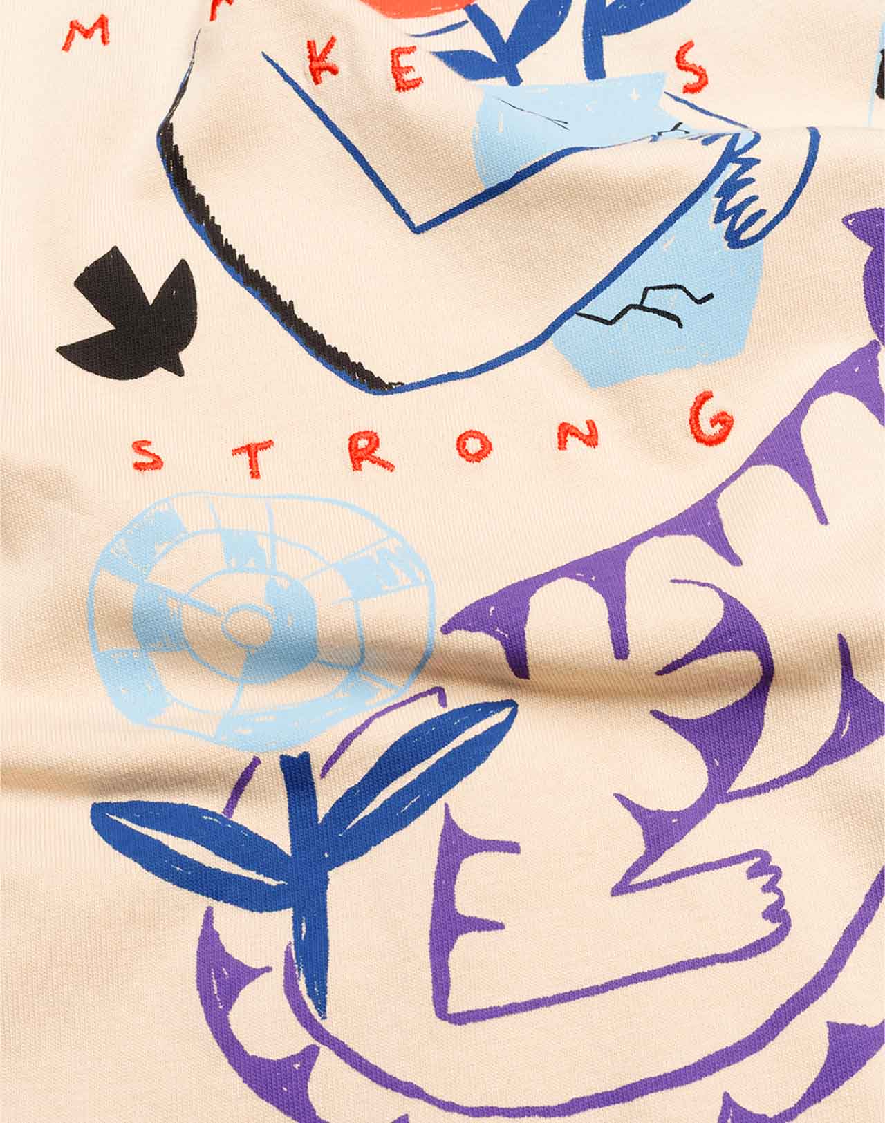 T-Shirt Strong Crème