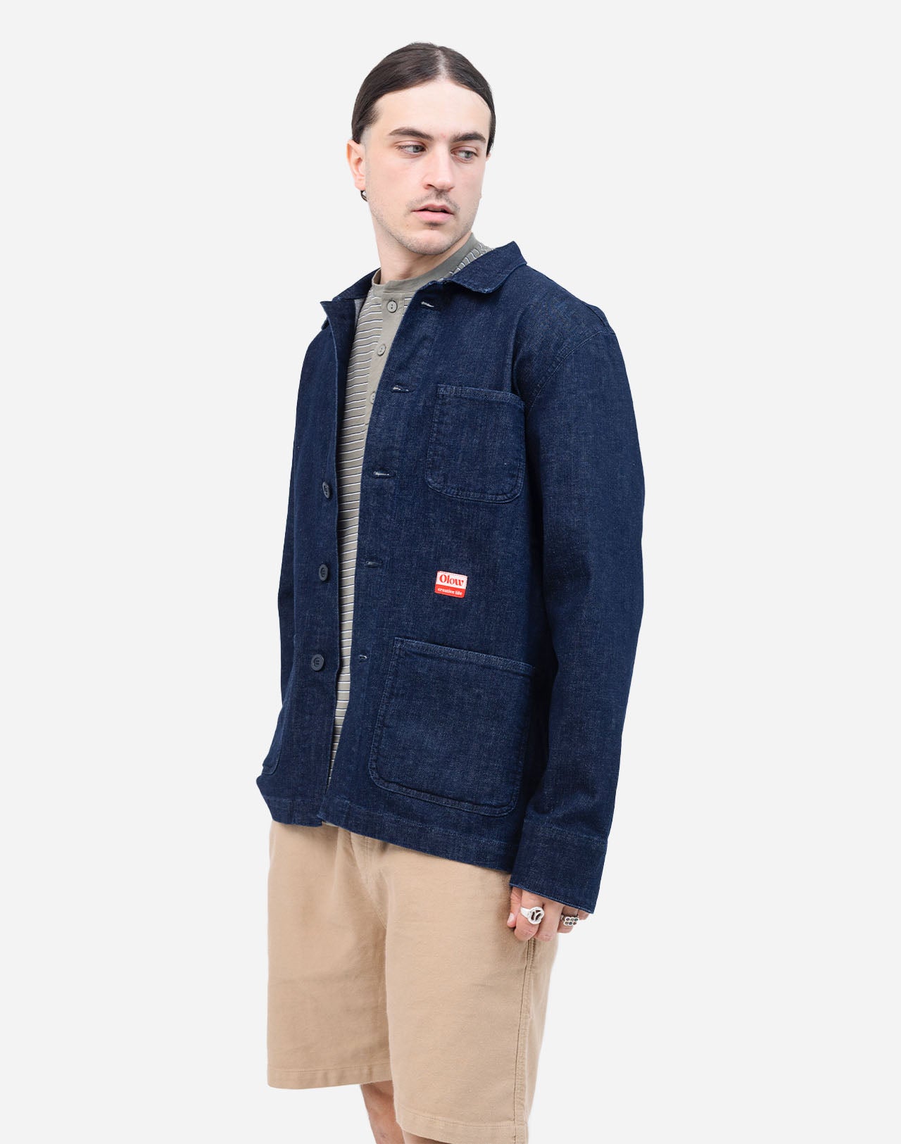 Dark Blue Denim Crafts  Jacket