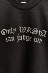 ONLY WKSTA CAN JUDGE ME WOMEN BABY TEE