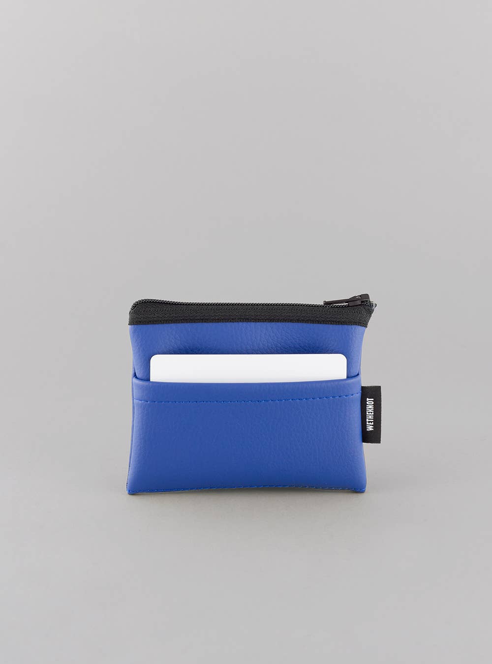 Kartenetui (Blau) — Veganes Leder