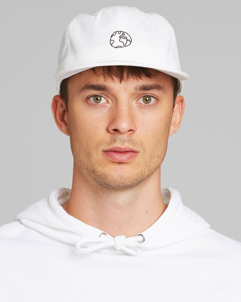 Unconstructed Cap Globe White